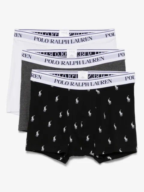 Polo Ralph Lauren logo-waistband boxers (pack of three)