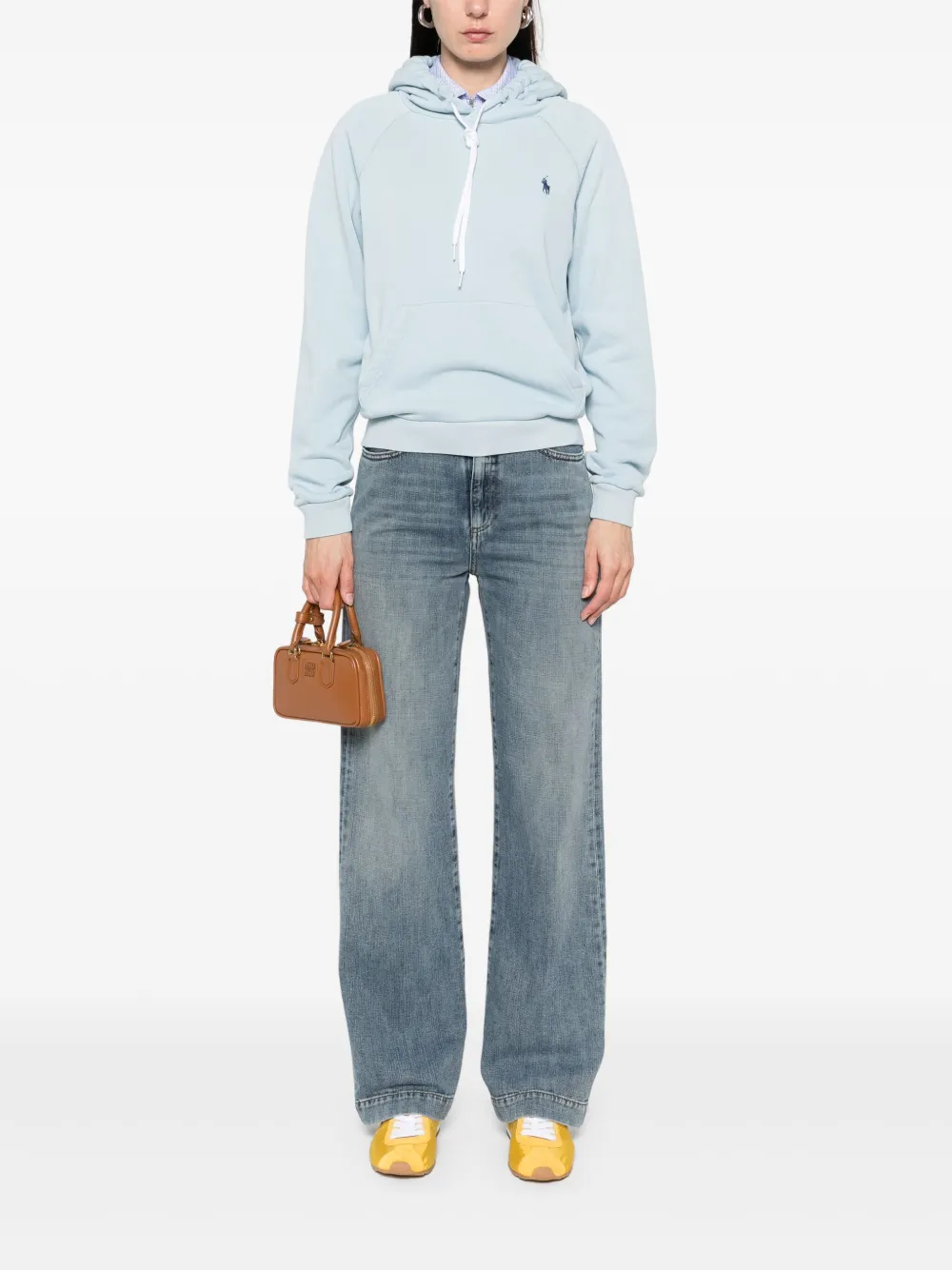 Polo Ralph Lauren Hoodie met Polo Pony-borduurwerk - Blauw