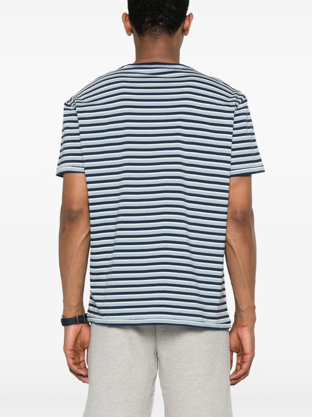 Polo Ralph Lauren Gestreept jersey T-shirt Blauw