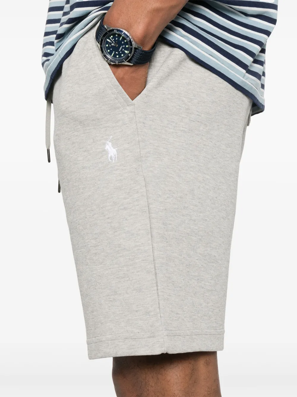 Polo Ralph Lauren Trainingsshorts met borduurwerk Grijs