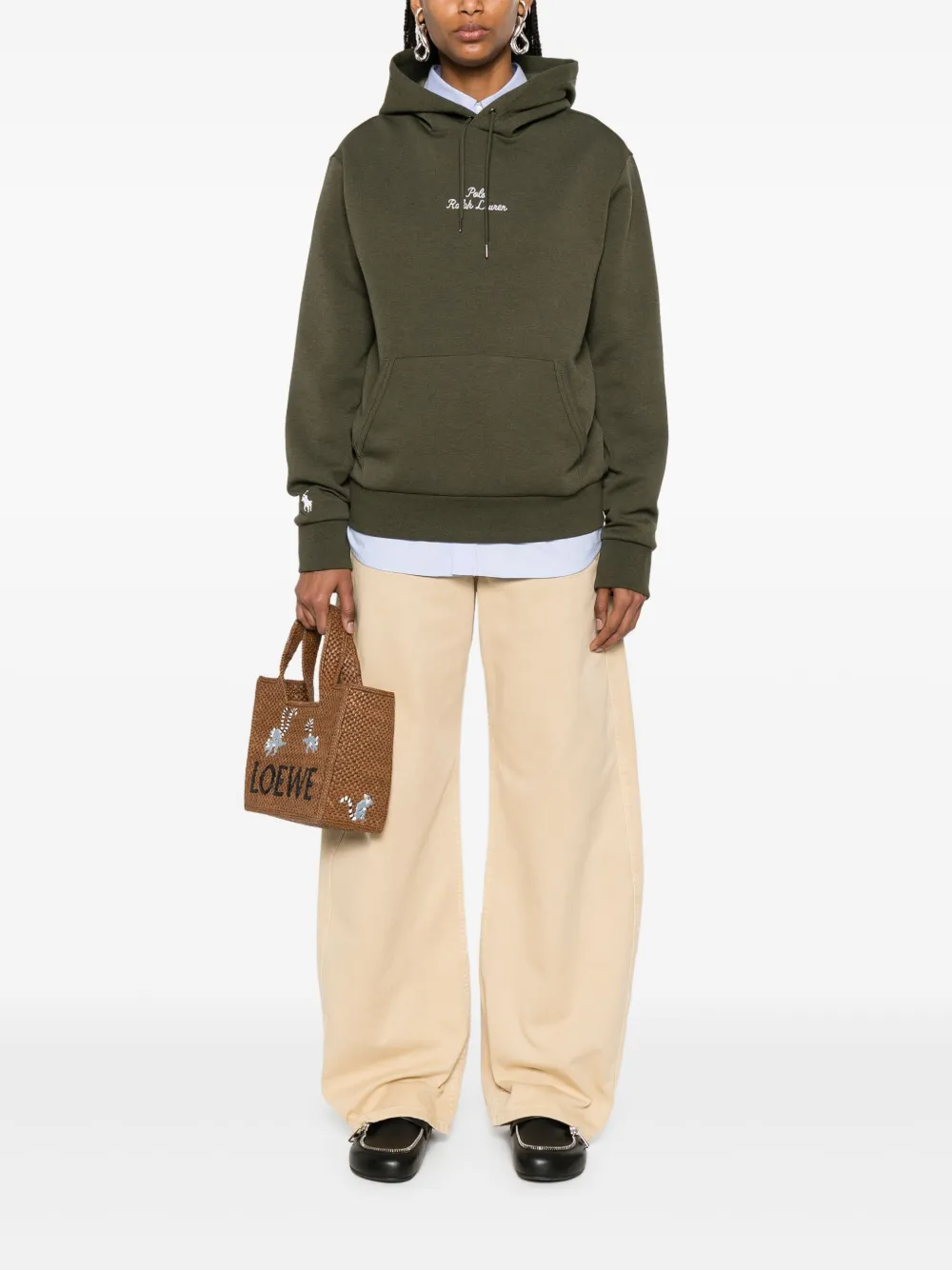 Polo Ralph Lauren Hoodie met geborduurd logo Groen