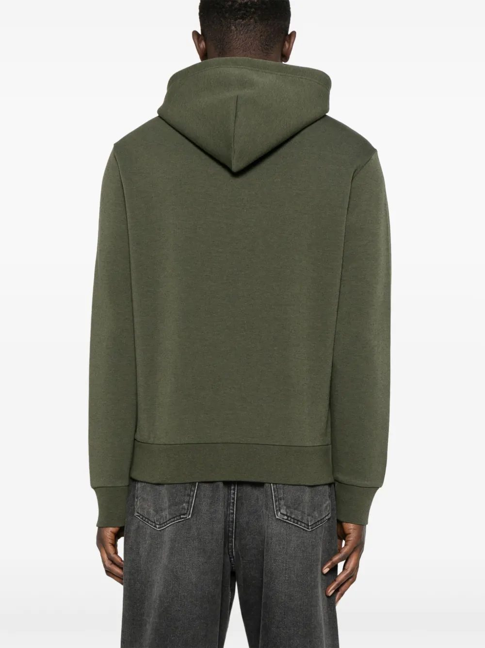 Polo Ralph Lauren Logo-embroidered Hoodie In Green