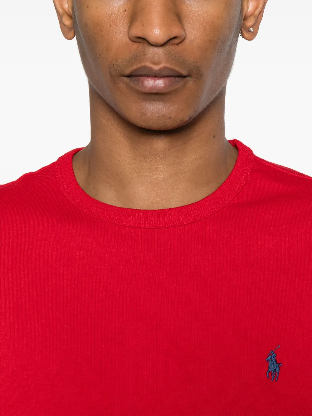 Polo Ralph Lauren T-shirt met ronde hals Rood