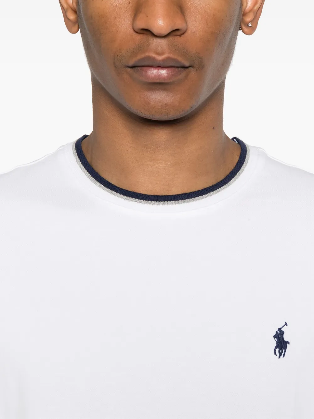 Polo Ralph Lauren T-shirt van stretch-katoen Wit