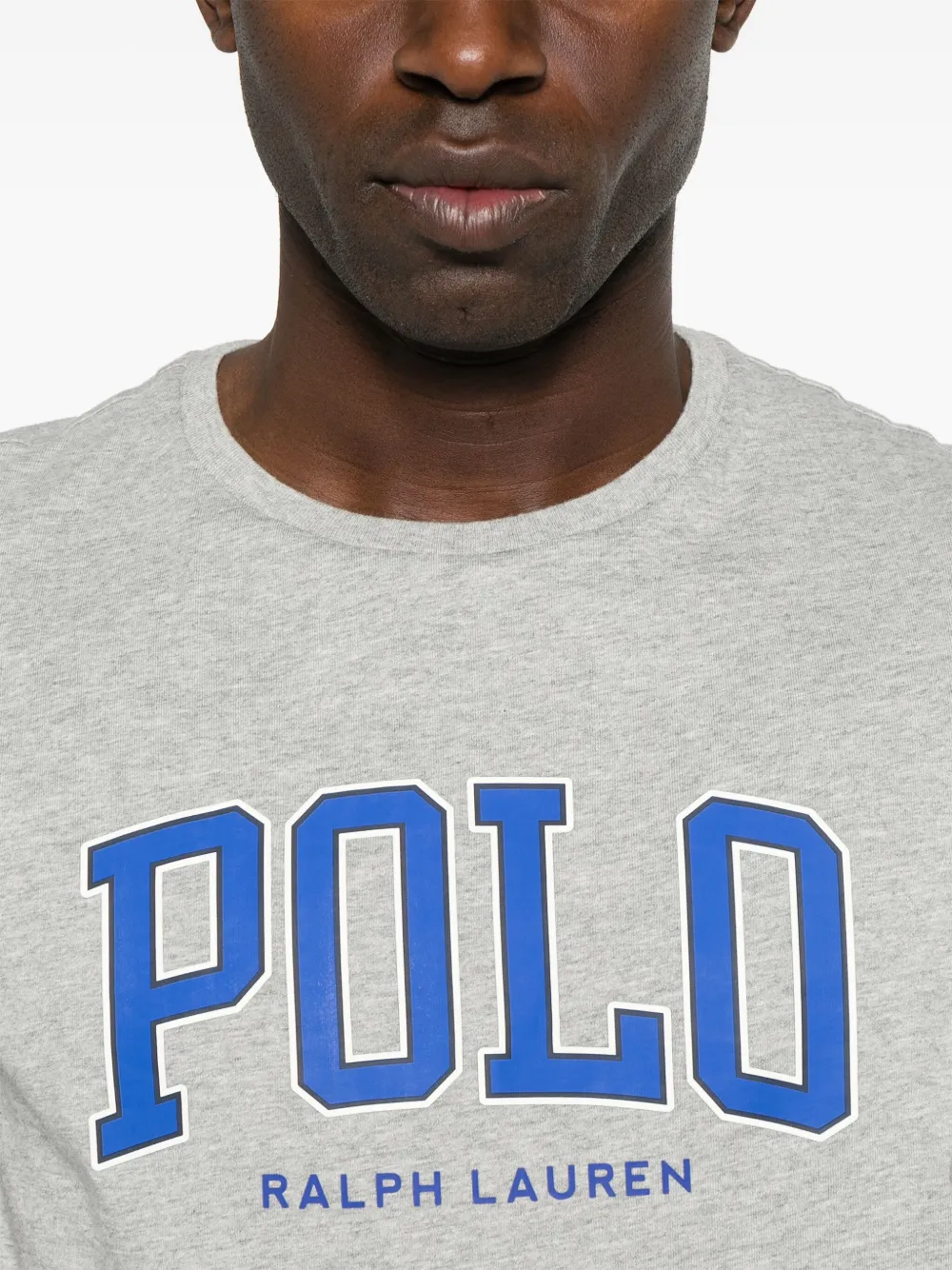 Polo Ralph Lauren Jersey T-shirt met logo Grijs