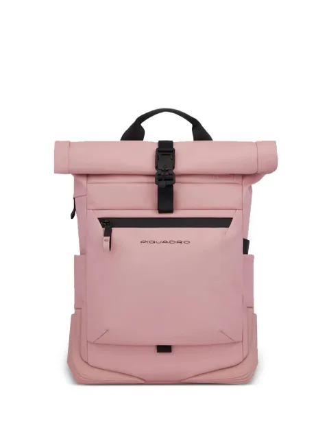 PIQUADRO mochila con logo en relieve