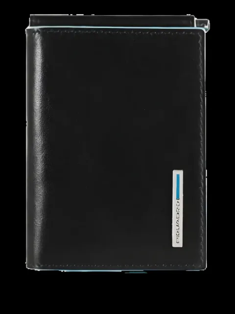 PIQUADRO logo-print card holder PU3890B2R - 1