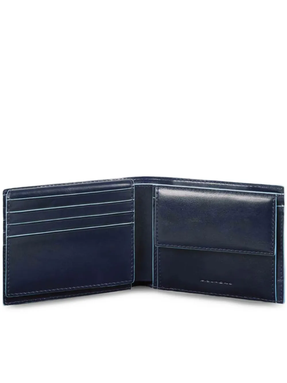 PIQUADRO Leren pasjeshouder Blauw