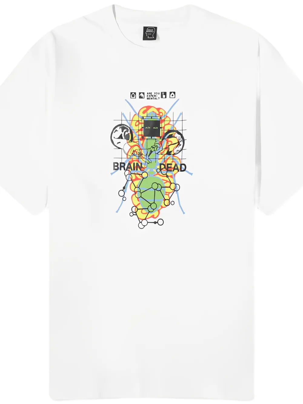 Brain Dead Katoenen T-shirt Wit