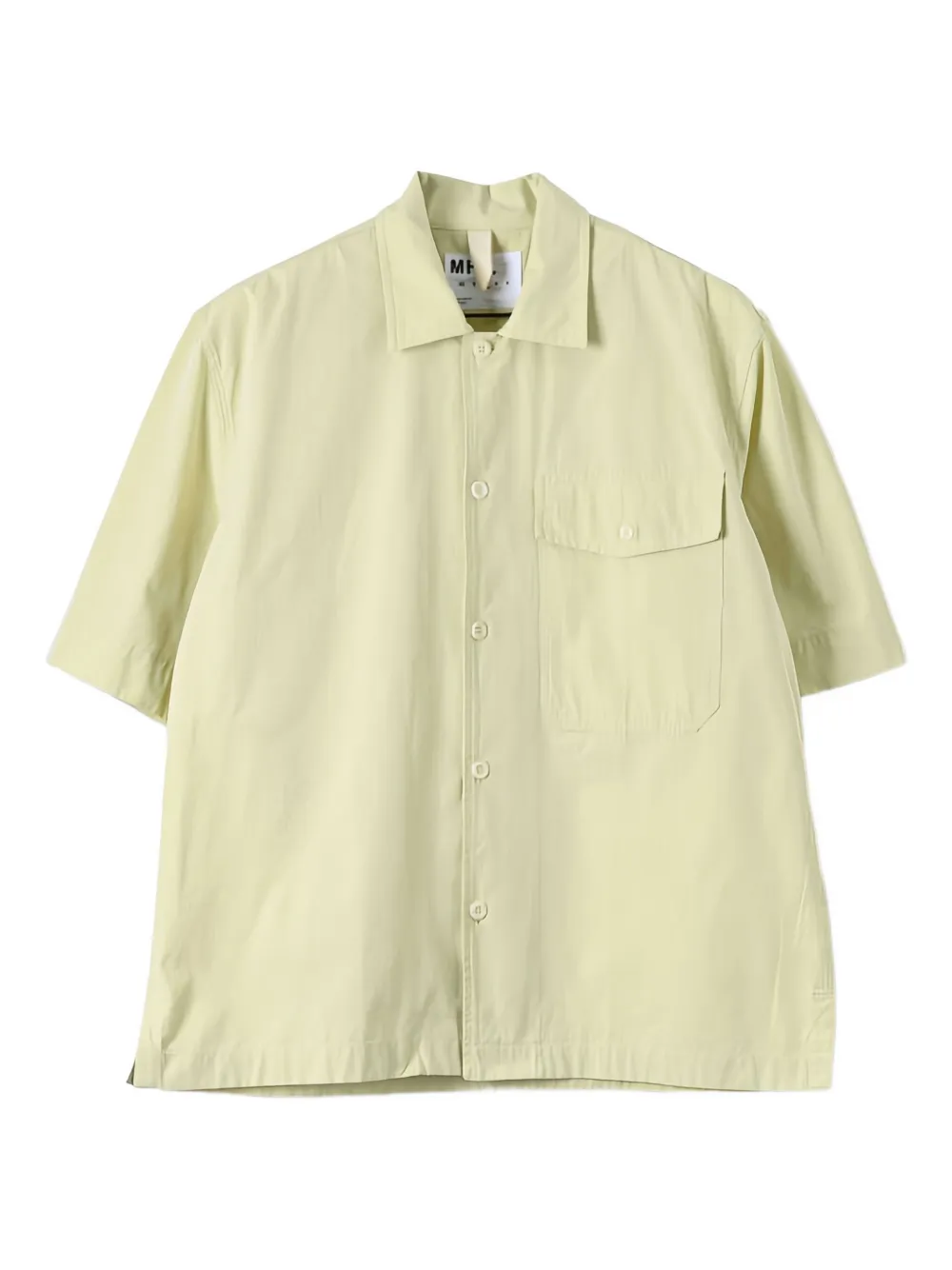 Margaret Howell camisa de algodón | amarillo | Image 1