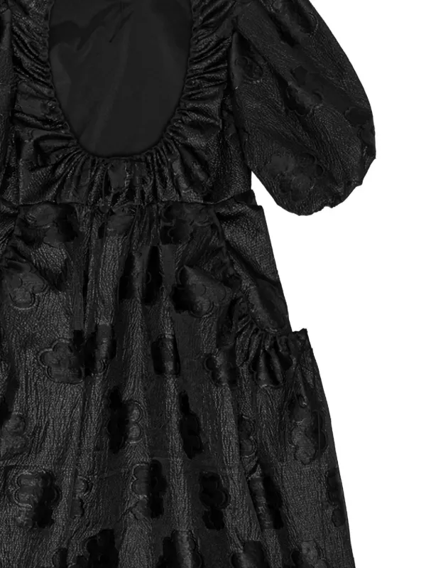 【CECILIE BAHNSEN】ローラドレス Cecilie Bahnsen Lola ドレス | ブラック | FARFETCH JP