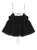 Cecilie Bahnsen Selena blouse - Black