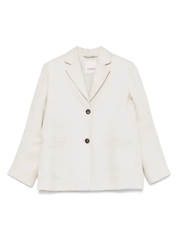 'S Max Mara◆ARRIGO◆[アッリーゴ] リネン ジャケット S Max Mara Arrigo ジャケット | ニュートラル | FARFETCH JP