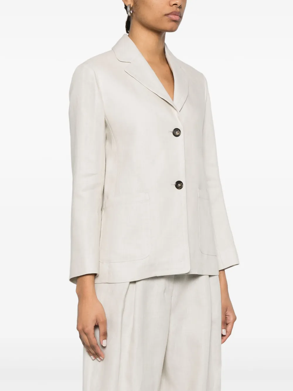 Shop 's Max Mara Arrigo Blazer In Neutrals
