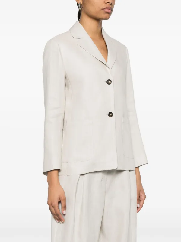 'S Max Mara◆ARRIGO◆[アッリーゴ] リネン ジャケット S Max Mara Arrigo ジャケット | ニュートラル | FARFETCH JP