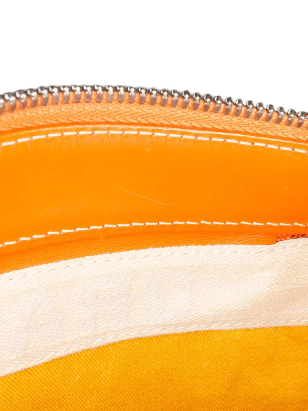 Pre-owned Goyard 2012 Ine Marie Galante Pm Tote Bag In Orange