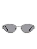 Gucci Eyewear geometric-frame sunglasses - Silver