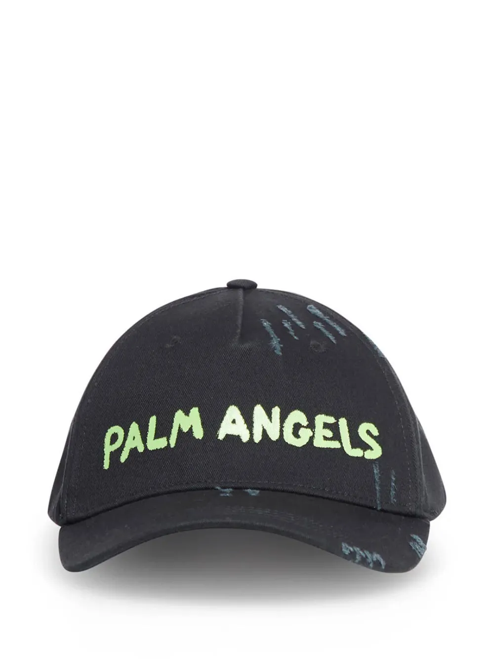 Palm Angels logo-print cap - Nero
