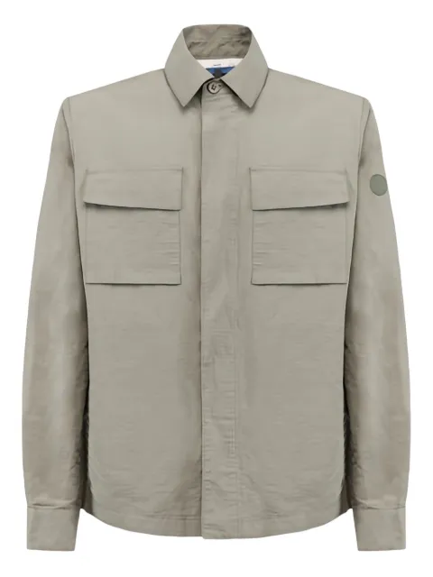 People Of Shibuya logo-patch shirt jacket