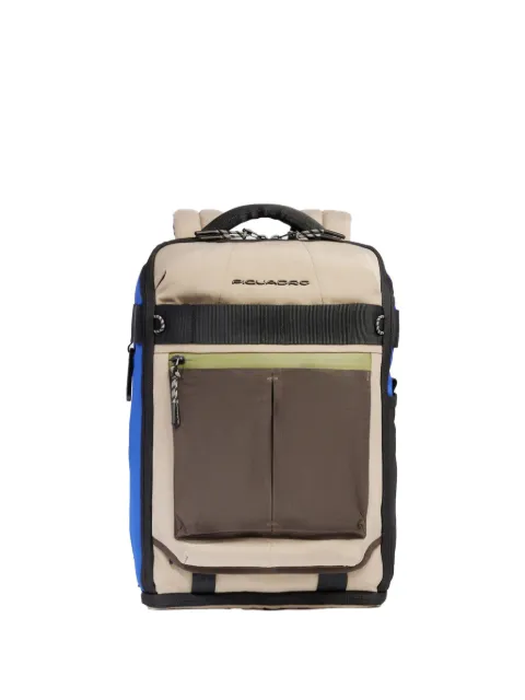 PIQUADRO logo-embossed backpack 