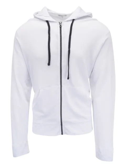 James Perse cotton zip-up hoodie