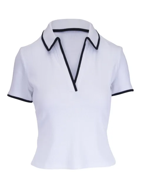 Veronica Beard playera tipo polo con ribete en contraste