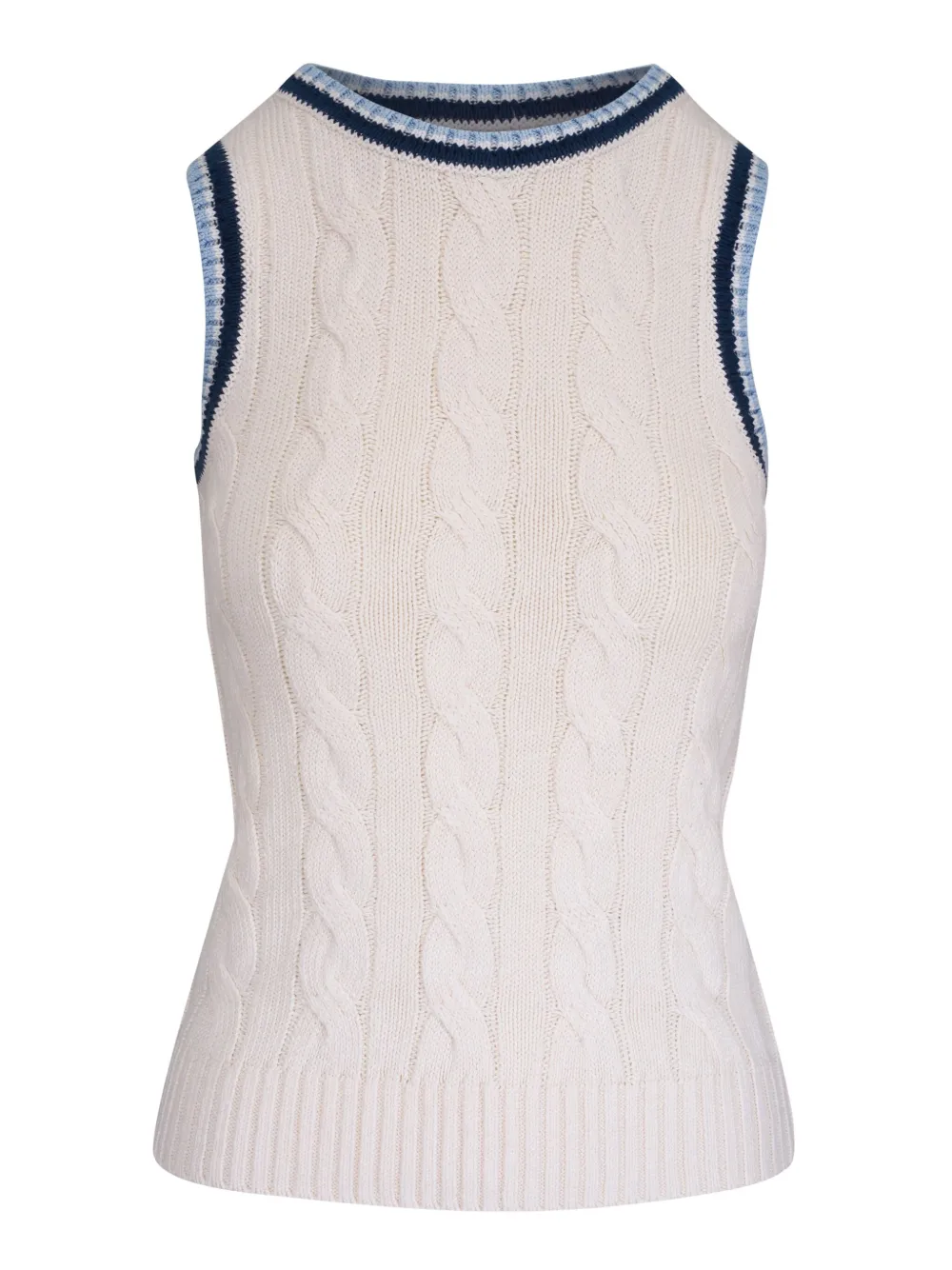 Veronica Beard Mouwloze top Wit