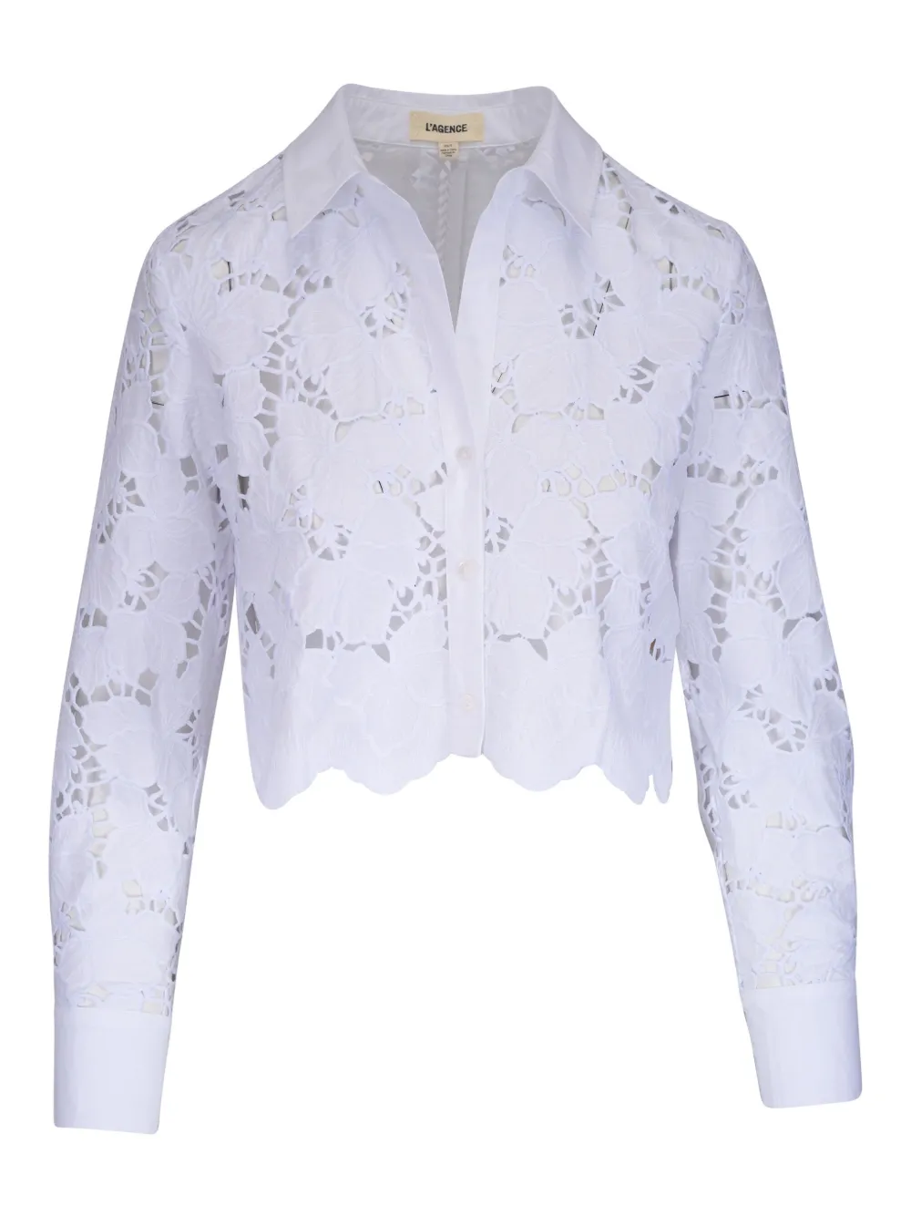 L'Agence camisa con bordado | blanco | Image 1