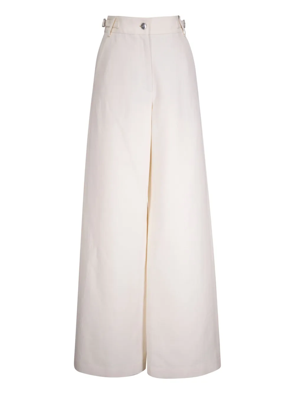 Akris Broek met wijde pijpen Beige