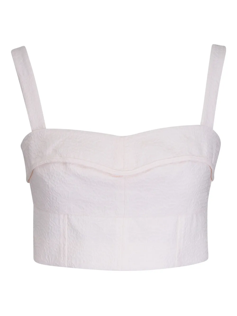 Veronica Beard top corto Faxon | rosado | Image 1