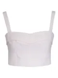 Veronica Beard Faxon crop top - Pink