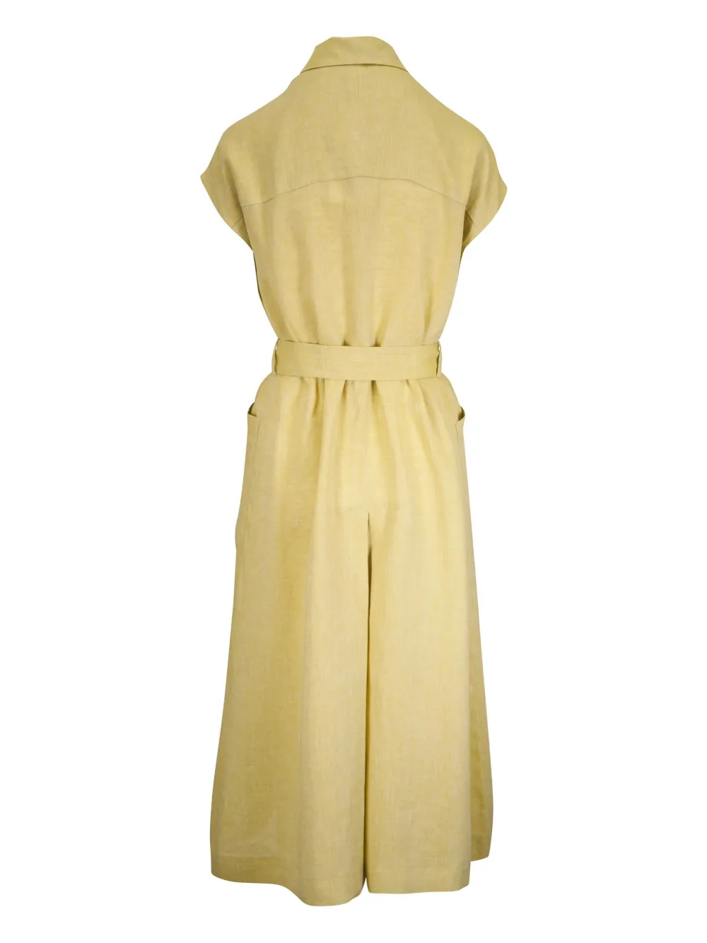 Antonelli Manchester midi-jurk - Geel
