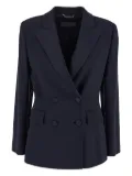 Alberta Ferretti double-breasted peak-lapel blazer - Blue