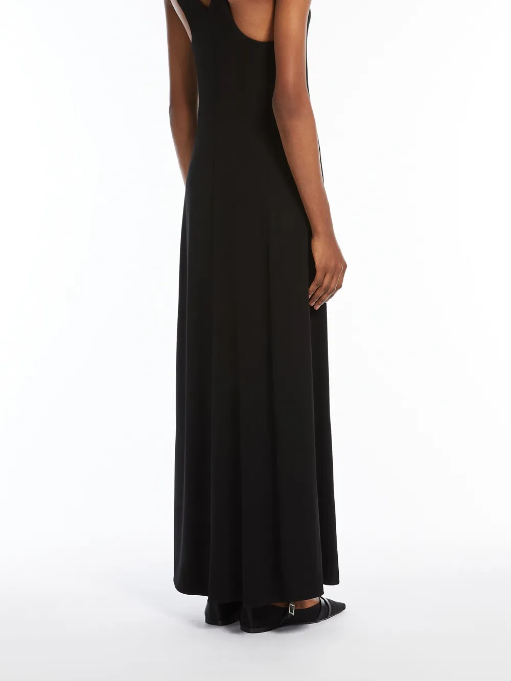 Max Mara sleeveless maxi dress Zwart