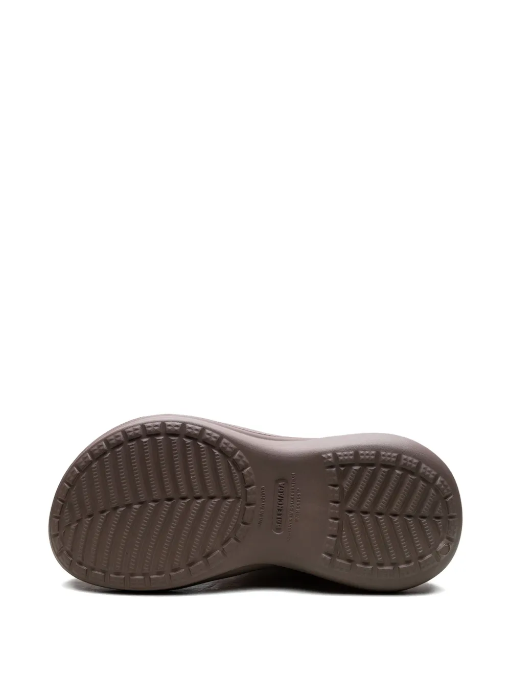 Crocs x Balenciaga platform rubber boots Neutrals