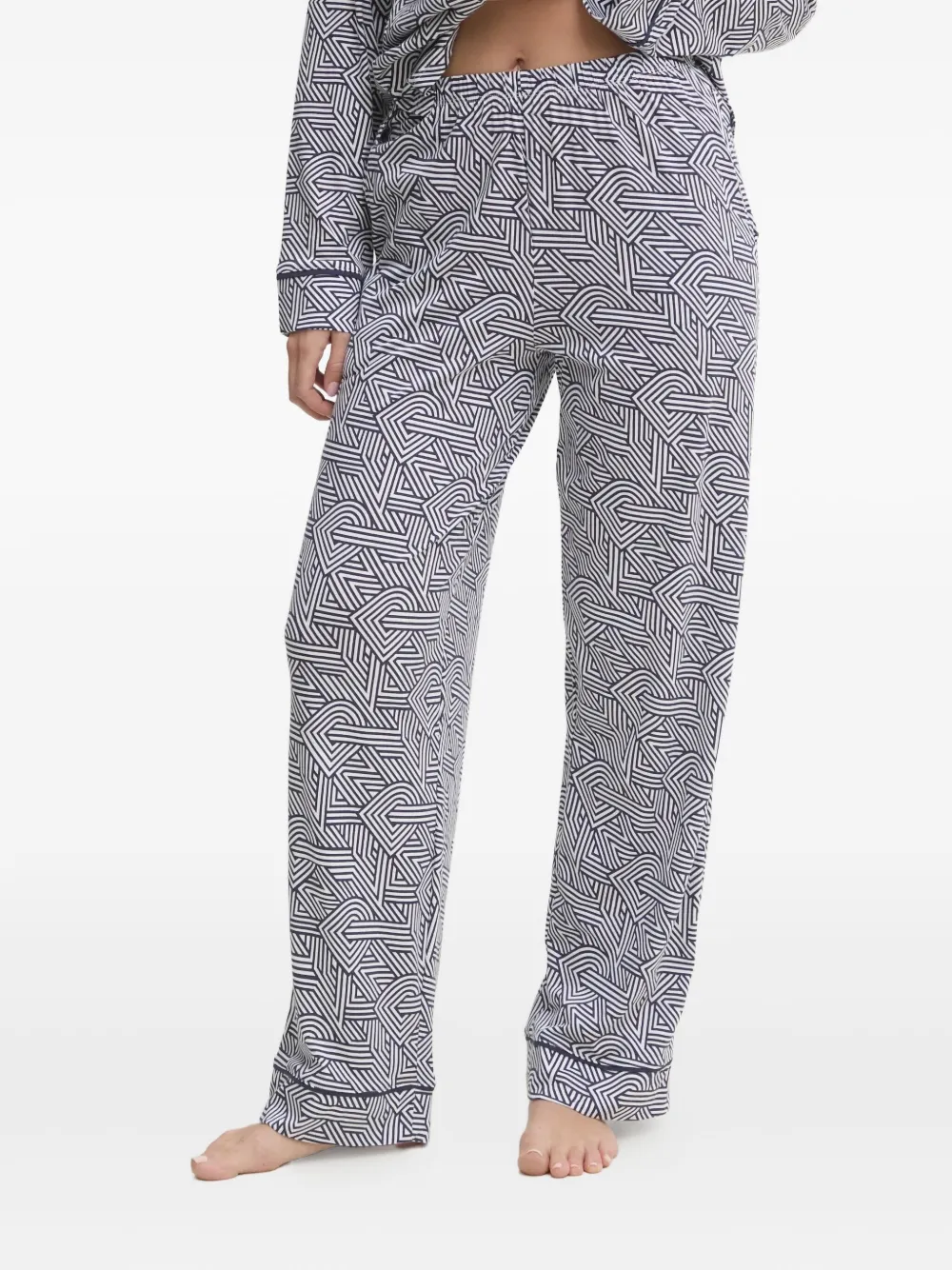 Dkny Geometric-print Pyjama In Multi