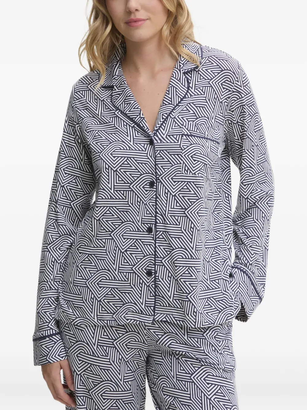 Dkny Geometric-print Pyjama In Multi