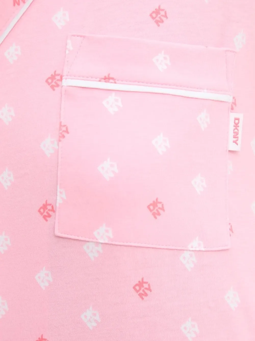 DKNY logo-print pajama set (set of two) Roze