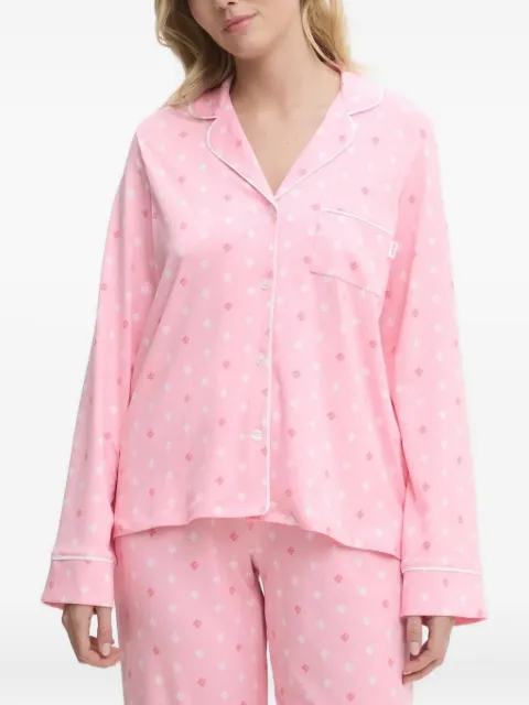 DKNY logo-print pajama set (set of two)