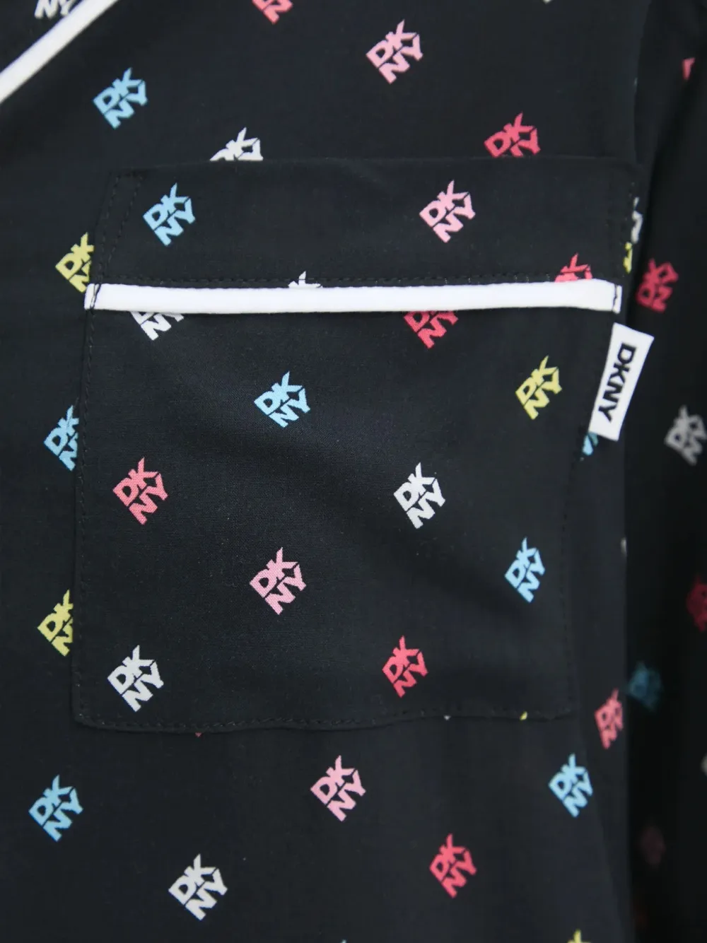 DKNY Pyjama met logoprint Zwart