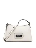 DKNY logo-lettering crossbody bag - White