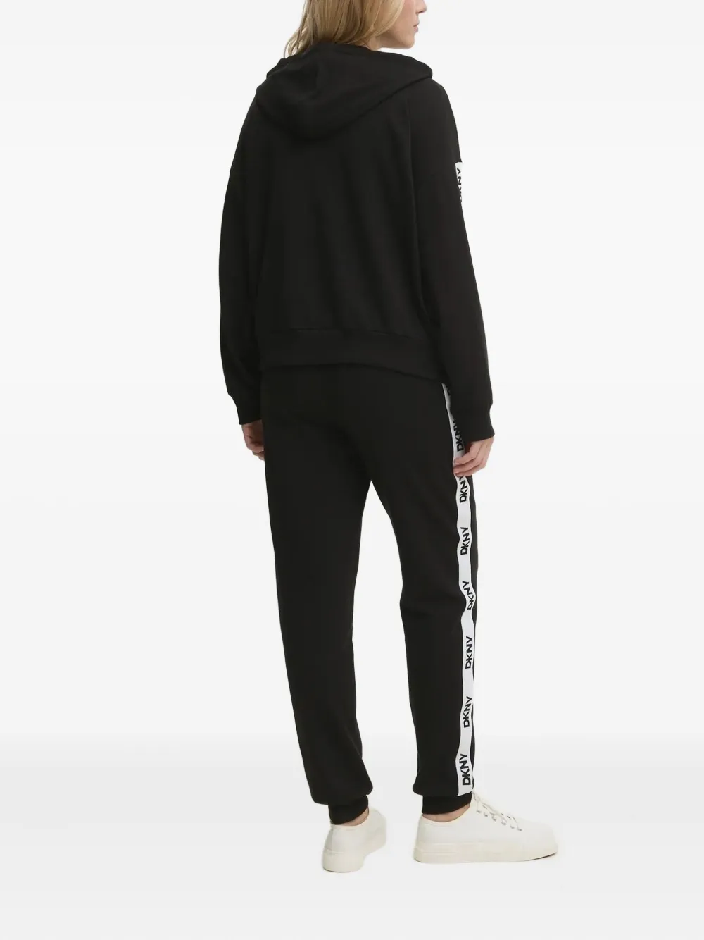 DKNY Trainingsbroek met logoband - Zwart