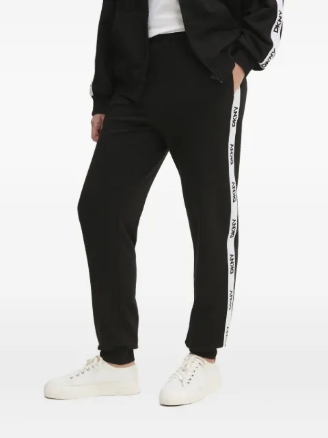 DKNY logo-tape track pants