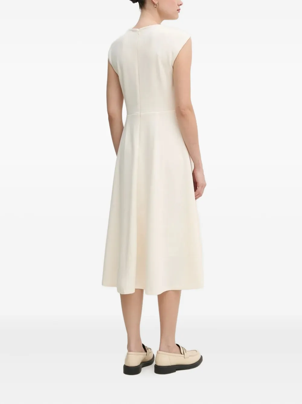 DKNY Jurk met kapmouwen - Beige