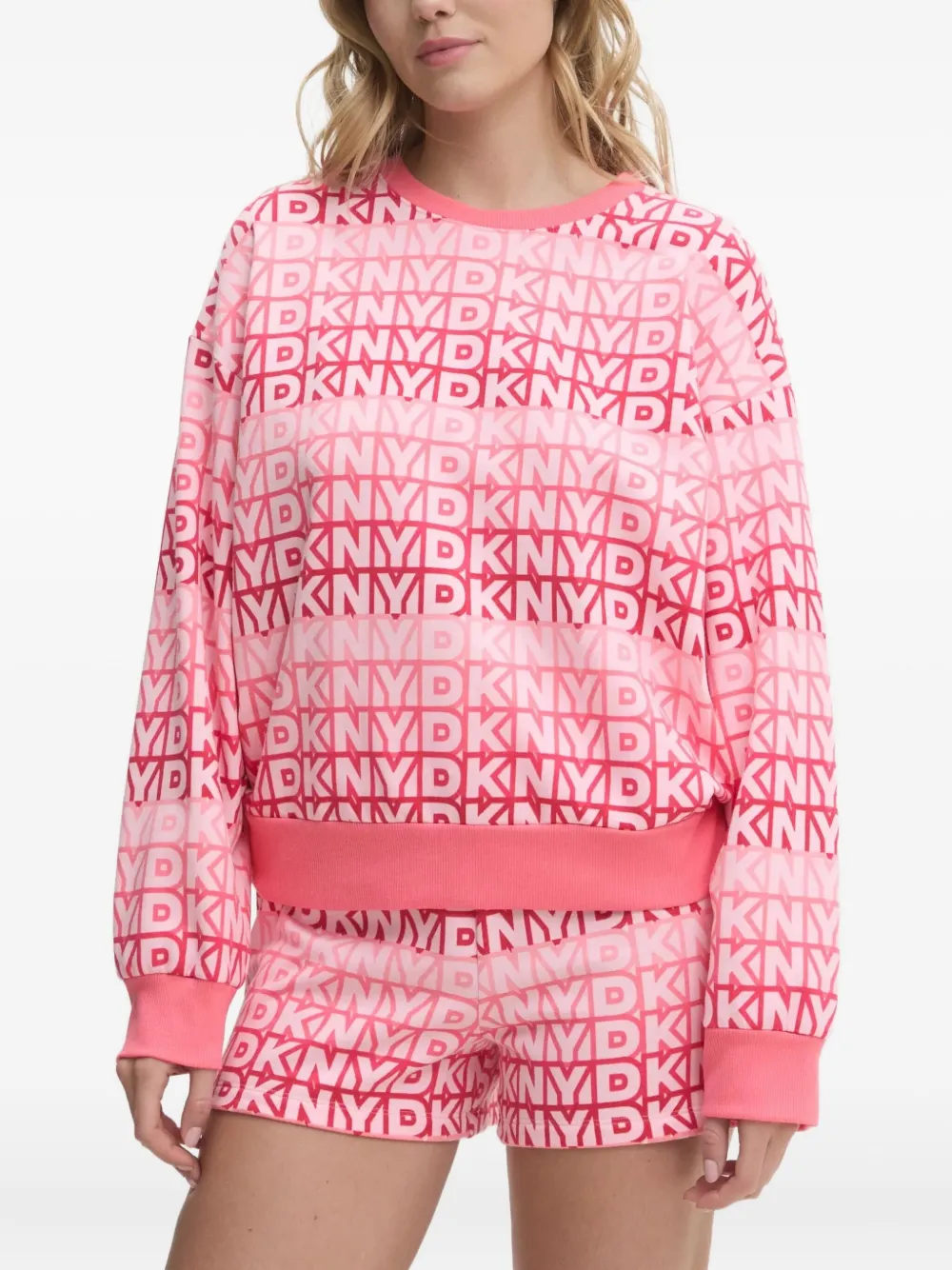 DKNY logo-print pyjamas | Pink | Image 1