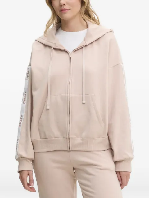 DKNY logo-detail zip-up pajama (set of three)