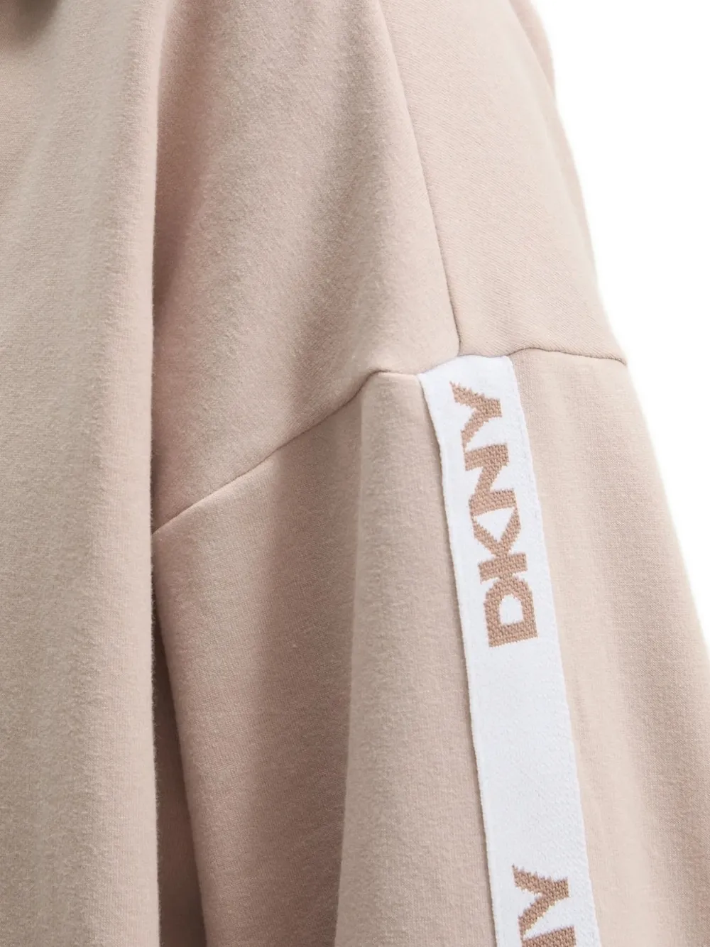 DKNY logo-detail zip-up pajama (set of three) Beige