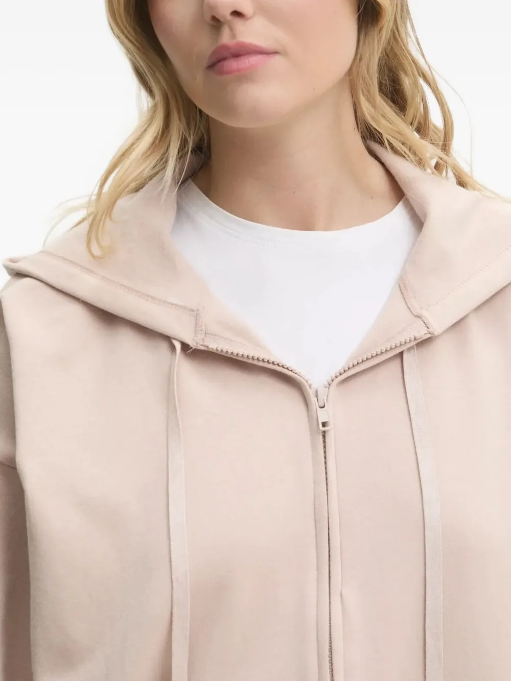 DKNY logo-detail zip-up pajama (set of three) Beige