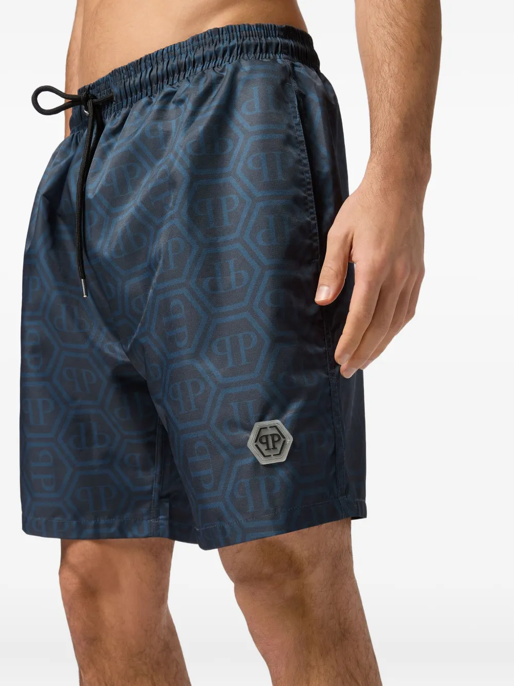 Philipp Plein monogram-print swim shorts | Swim & Board Shorts | Image 2