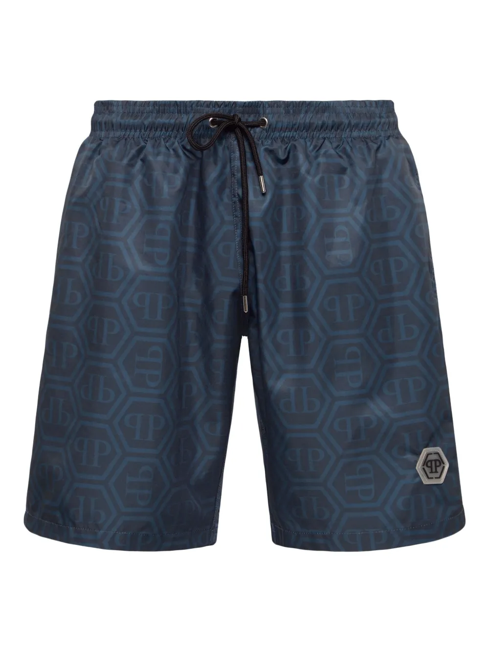 Philipp Plein monogram-print swim shorts | Blue | Image 1